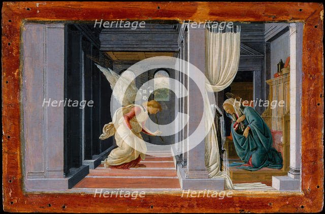 The Annunciation, ca. 1485-92. Creator: Sandro Botticelli.