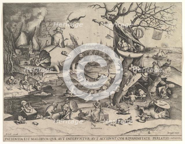 Patience (Patientia), 1557. Creator: Pieter van der Heyden.