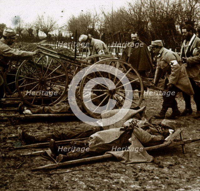 Bodies, Villers-au-Bois, northern France, c1914-c1918. Artist: Unknown.