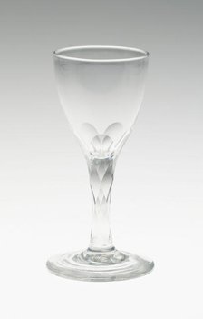 Wine Glass, England, c. 1775/99. Creator: Unknown.
