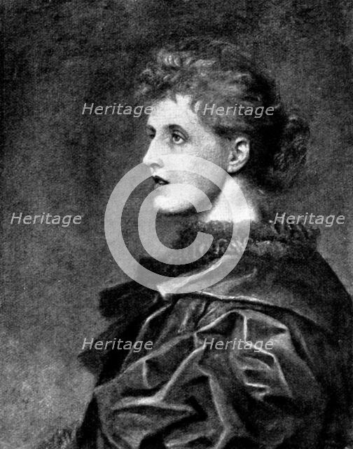 Pictures from the New Gallery: Mrs. Charles Coltman Rogers - G. F. Watts, R.A., 1895. Creator: George Meisenbach.