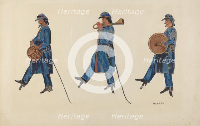 Civil War Soldiers, 1935/1942. Creator: George File.