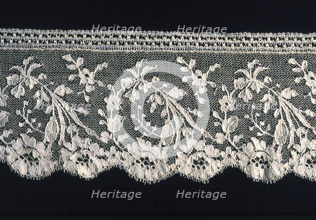 Shaped Border, England, 1860s/80s. Creator: Unknown.