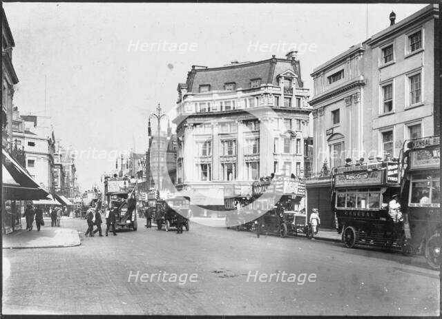 Oxford Circus, City of Westminster, London, 1911. Creator: Unknown.