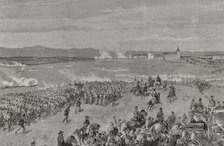 Military drill at Dehesa de los Carabancheles, Madrid, Spain, 3 November 1878.  Creators: Ricardo Balaca, Eugenio Vela.