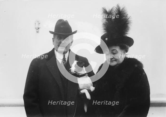 Amb. Myron T. Herrick & wife, between 1912 and 1914. Creator: Bain News Service.