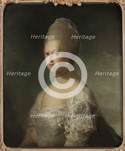 Portrait of Caroline Matilda of Great Britain (1751-1775), Queen of Denmark.