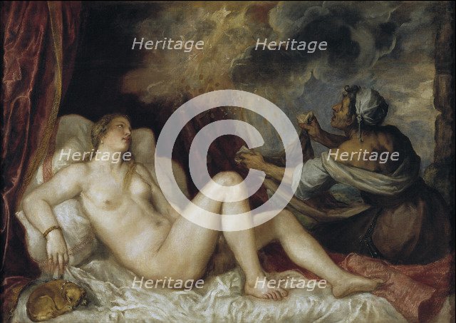 Danae, 1553. Artist: Titian (1488-1576)