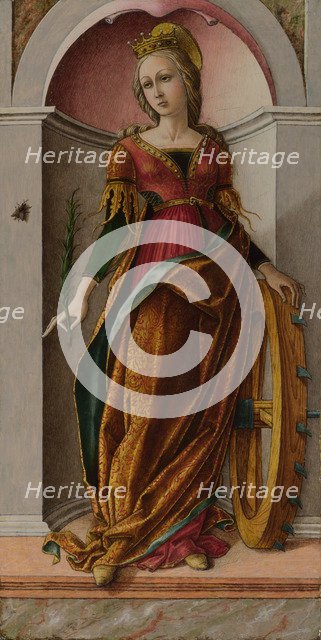 Saint Catherine of Alexandria, c. 1492. Artist: Crivelli, Carlo (c. 1435-c. 1495)