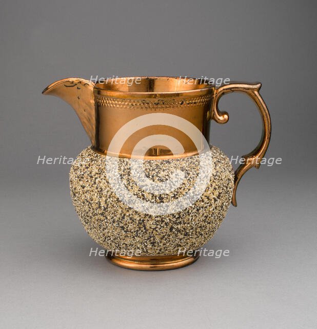 Pitcher, Staffordshire, 1810/20. Creator: Staffordshire Potteries.