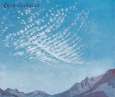 'Cirro-Cumulus - A Dozen of the Principal Cloud Forms In The Sky', 1935. Artist: Unknown.