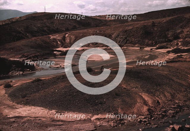 Copper mining section between Ducktown and Copperhill, Tennessee, 1940. Creator: Marion Post Wolcott.