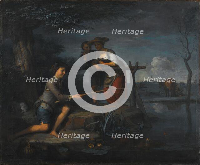 The Angler, 1700-1738. Creator: Carel de Moor.