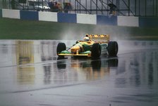Benetton B193A Ricardo Patrese 1993 Euro GP at Donington Artist: Unknown.