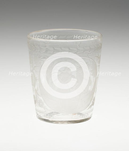 Beaker, Bohemia, c. 1730. Creator: Bohemia Glass.