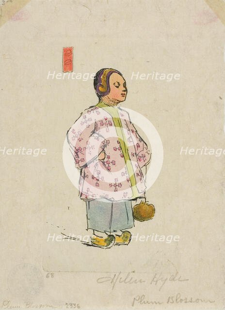 Miss Plum Blossom, 1897. Creator: Helen Hyde.