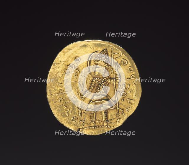 Coin of Kushan King Vasudeva II, 200s. Creator: Unknown.