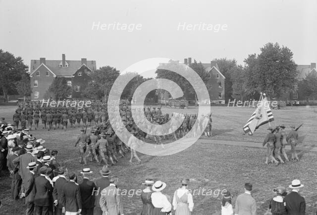 Fort Myer Officers Training Camp, 1917. Creator: Harris & Ewing.