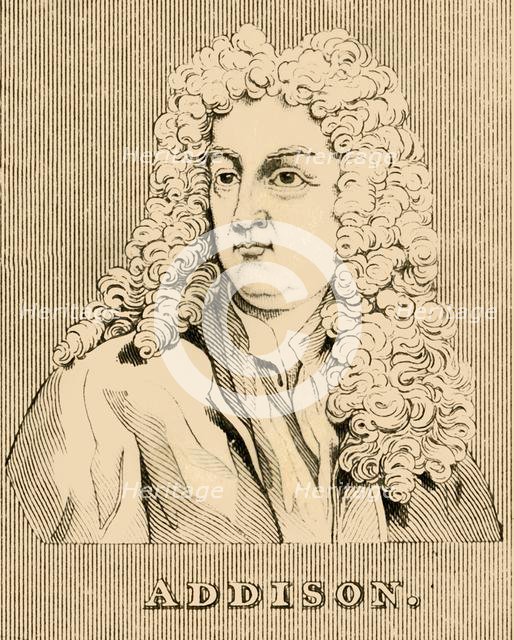 'Addison', (1672-1719), 1830. Creator: Unknown.