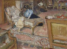 Confidence, les enfants Bernheim au salon, 1905. Creator: Vuillard, Édouard (1868-1940).