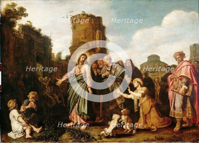 Christ and the Woman of Canaan, 1617. Creator: Pieter Lastman.