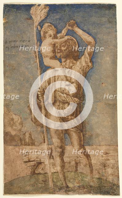 Saint Christopher, c.1500. Creator: Andrea Mantegna (Italian, 1431-1506).