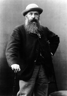 Portrait of the painter Claude Monet, 1887. Creator: Nadar, Paul (1856-1939).