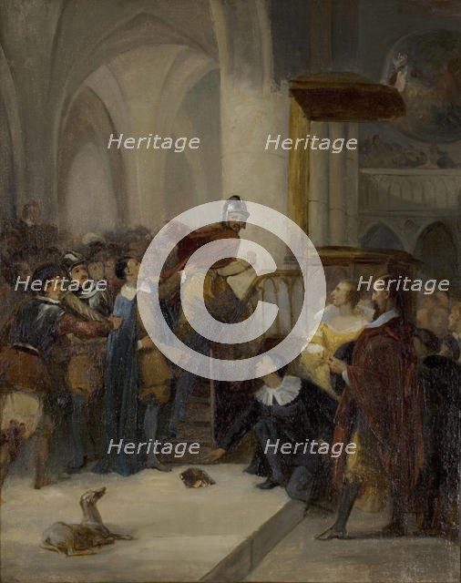 Les Puritains d'Écosse (Old Mortality), First half of the 19th cent.. Creator: Roqueplan, Camille (1803-1855).