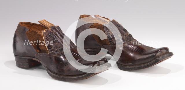 Shoes, American, ca. 1890. Creator: Unknown.