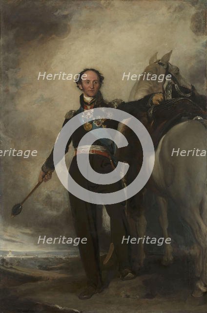 Portrait of Count Matvei Ivanovich Platov (1757-1818), 1814. Creator: Lawrence, Sir Thomas (1769-1830).