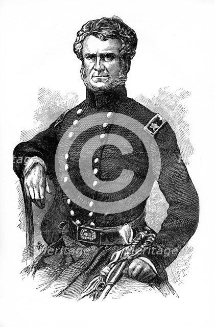 General William Worth, American soldier, (1872). Artist: Unknown