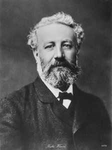 Jules Verne, French adventure and science fiction author, late 19th century. Artist: Unknown