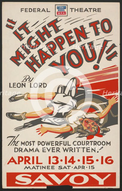 It Might Happen to You!, San Diego, 1939. Creator: Unknown.