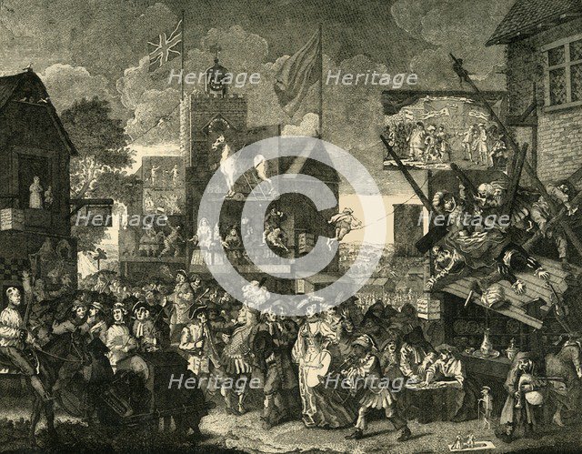 'Southwark Fair. (After Hogarth's Picture)', (c1878). Creator: Unknown.