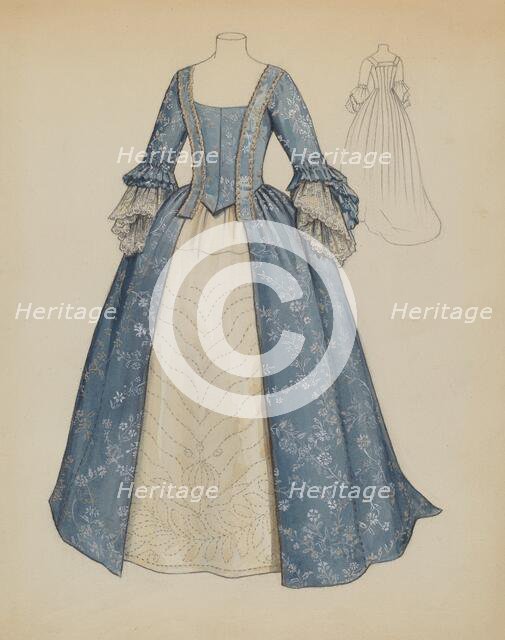 Dress, c. 1936. Creator: Jean Peszel.