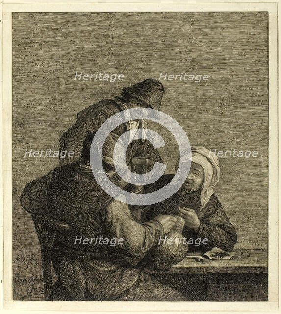 The Topers, n.d. Creator: Cornelis de Visscher.