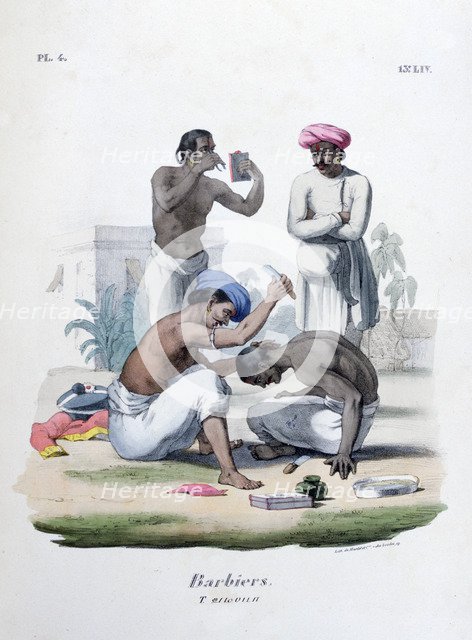 'Barbers', 1828. Artist: Marlet et Cie