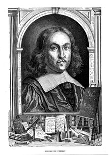 Pierre de Fermat, 17th century French mathematician, 1870. Artist: Unknown