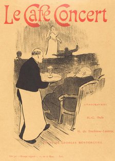 Le cafe concert: Illustrated Cover, 1893. Creator: Henri-Gabriel Ibels.