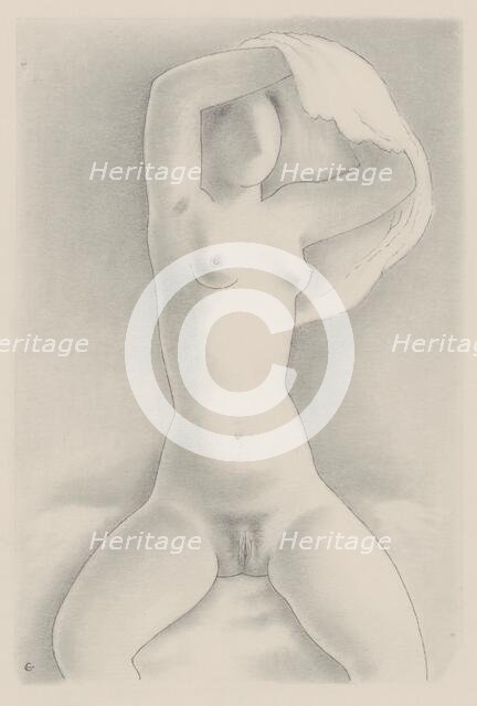 Woman with shirt VIII., 1930-1931. Creator: Mikulas Galanda.