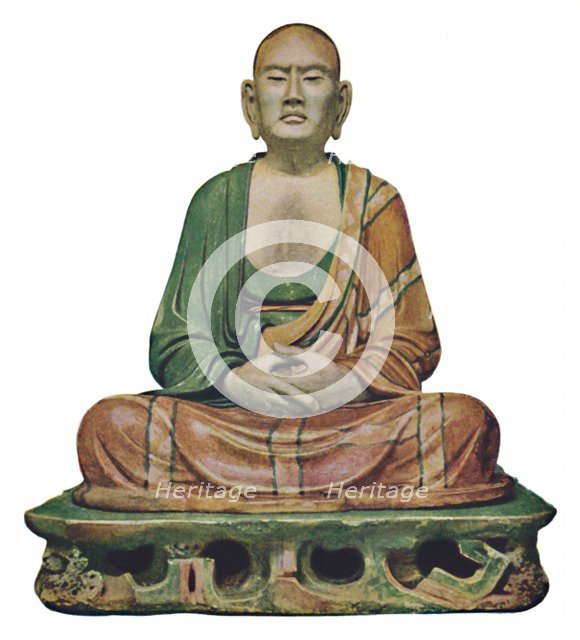 'Seated Lohan', 907-1125, (c1950). Creator: Unknown.