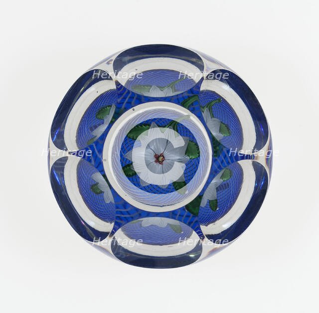 Paperweight, France, c. 1845-60. Creator: Saint-Louis Glassworks.