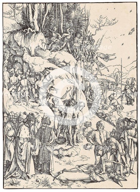 The Martyrdom of the Ten Thousand, 1497. Creator: Dürer, Albrecht (1471-1528).