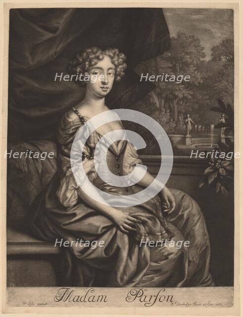 Madam Parson, 1683. Creator: Jan Verkolje.