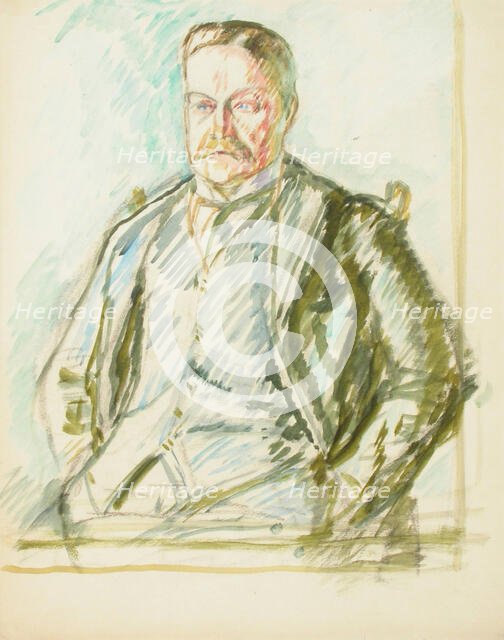 Sketch for a Portrait, c1910s. Creator: Verner Thome.