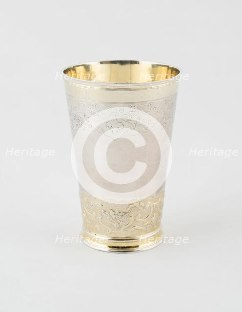 Beaker, Augsburg, 1712/13. Creator: Unknown.