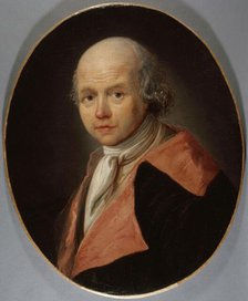 Portrait of Father Athanase Auger (1734-1792), philologist and literator, 1792. Creator: Francois Bonneville.