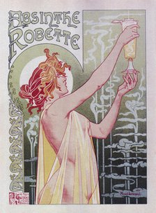 Absinthe Robette (Poster), 1896. Artist: Privat-Livemont, Henri (1861–1936)