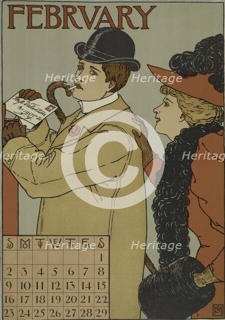 February, c1887 - 1922. Creator: Unknown.