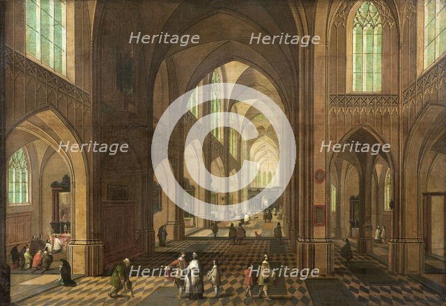 Intérieur d'église, between 1600 and 1661. Creator: Peeter Neeffs the Elder.